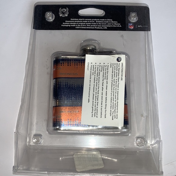 New Denver Broncos Flask - Picture 6 of 6